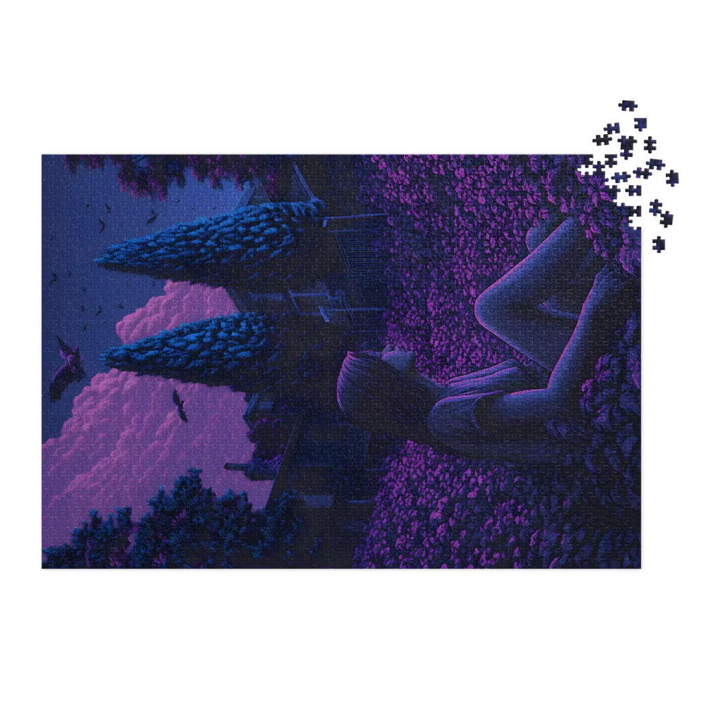 Noturno em Violeta 
 Puzzle em caixa de metal