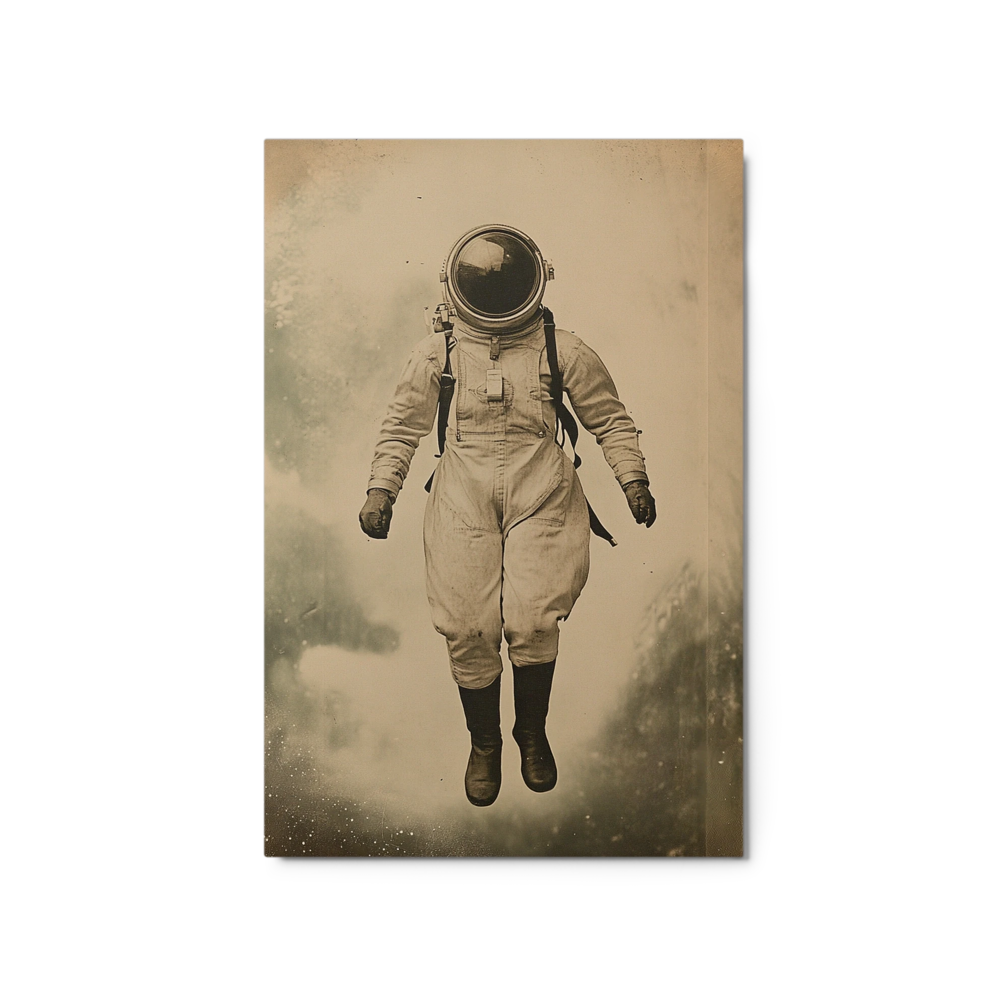 Astronaut's Sepia Drift