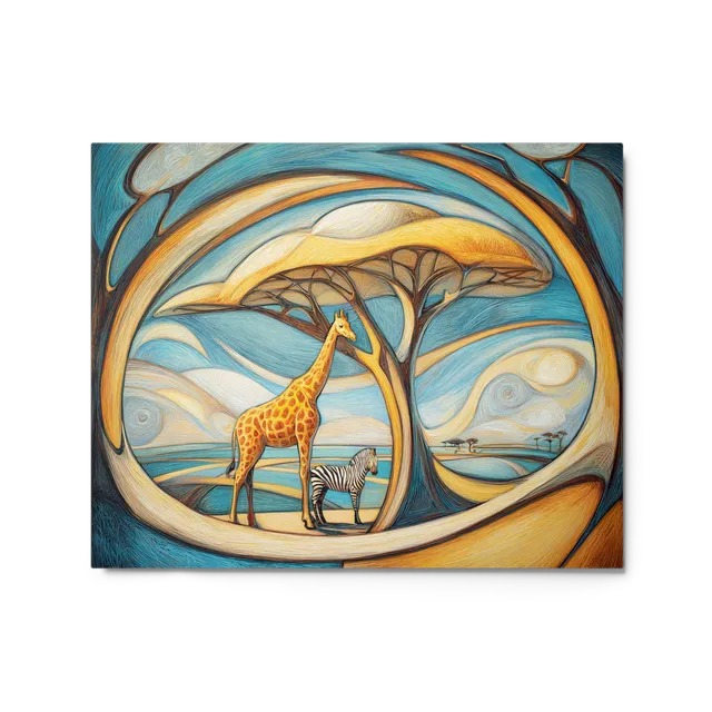 Golden Savanna Harmony | Art Print