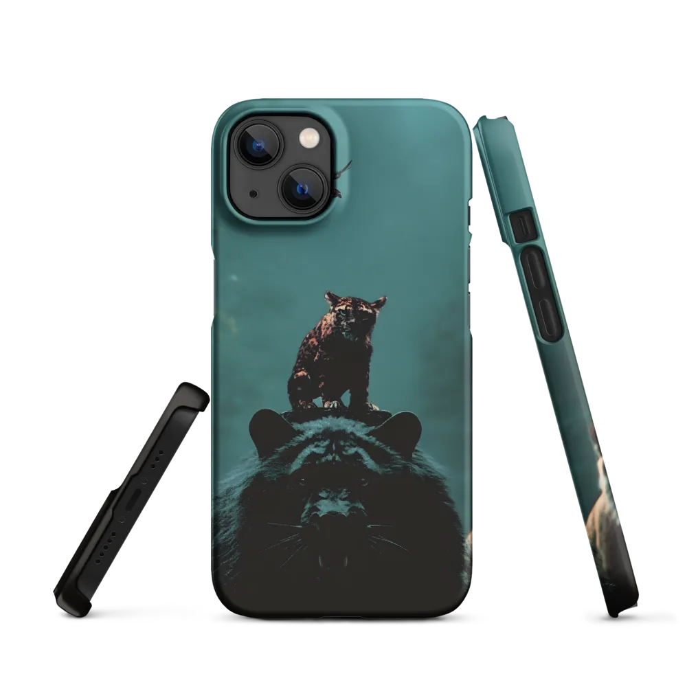 Black Panther with Jaguar and Eagle | Phone Case