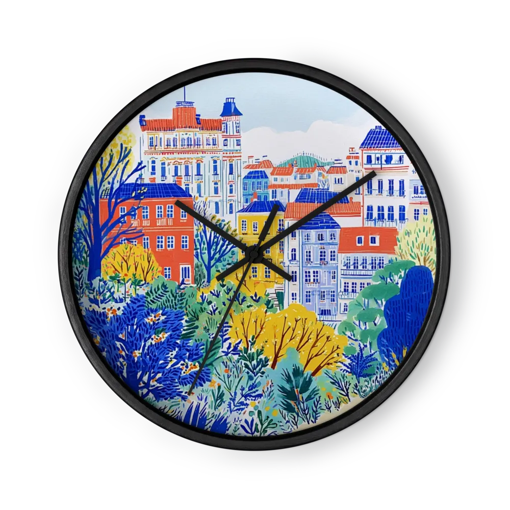 Mediterranean Hillside | Wall Clock