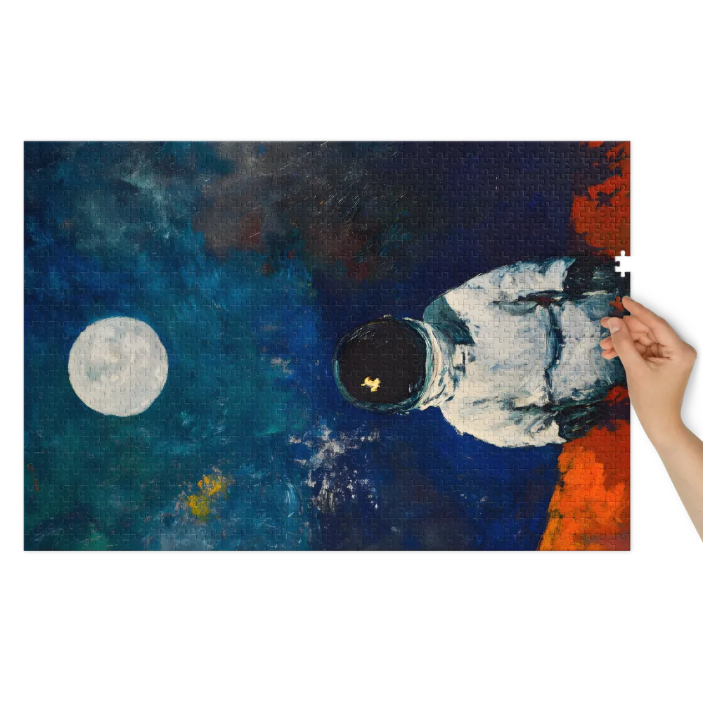Contemplação Lunar 
 Puzzle em caixa de metal