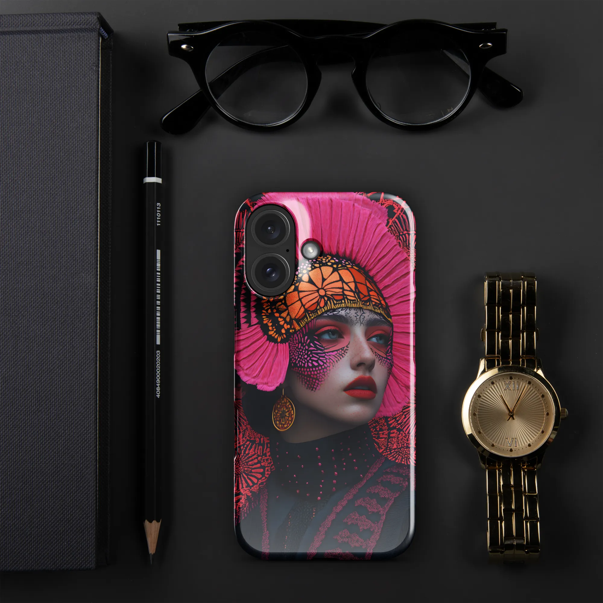 Ornate Tribal Gaze 
 iPhone 17 Pro | Snap Case