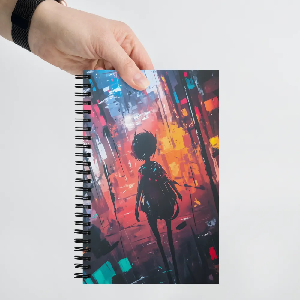 Neon City Stroll 
 Spiral Notebook | 140 pages