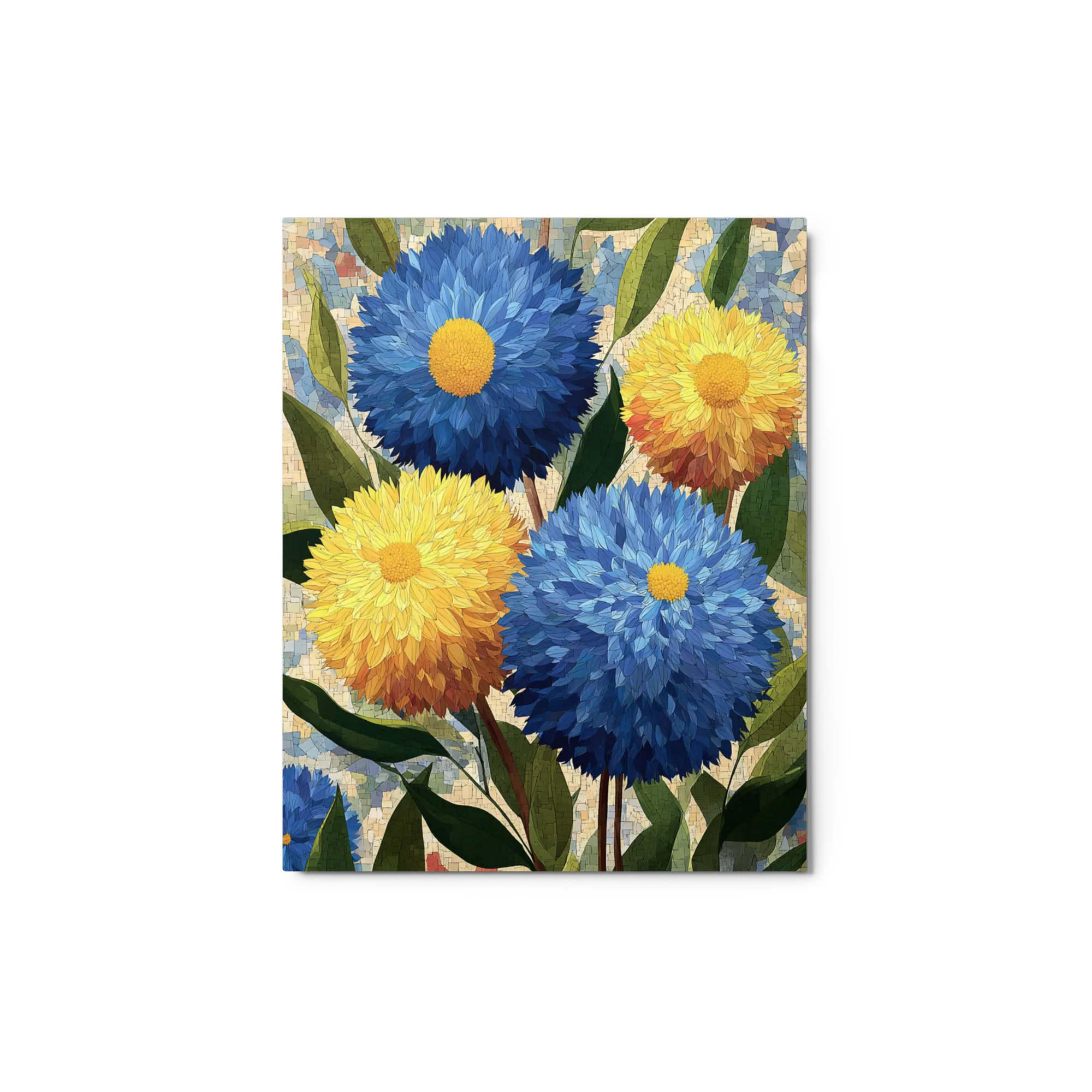 Mosaic Chrysanthemums