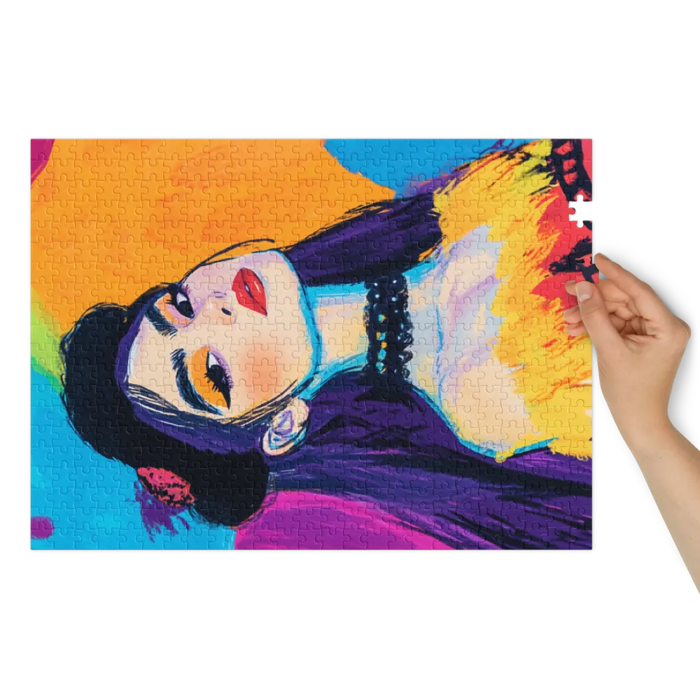 Chic in Color 
 Jigsaw Puzzle in Tin Box
