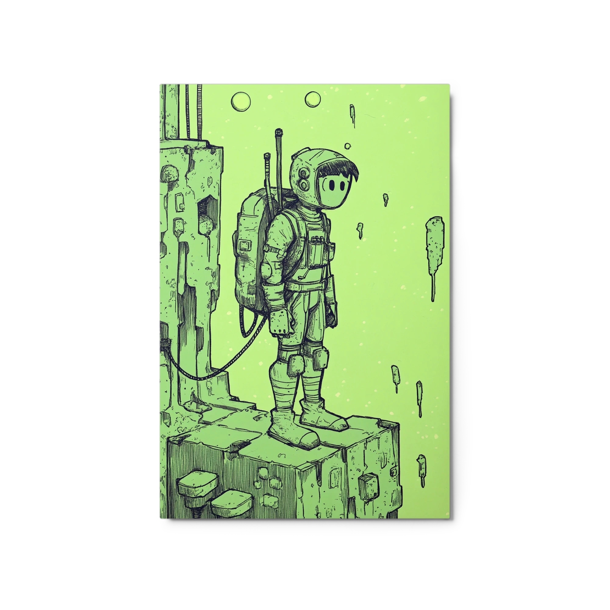 Surreal Astronaut Illustration