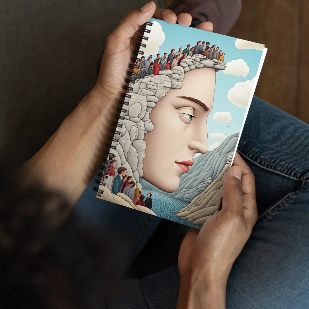 The Mountain's Gaze 
 Spiral Notebook | 140 pages