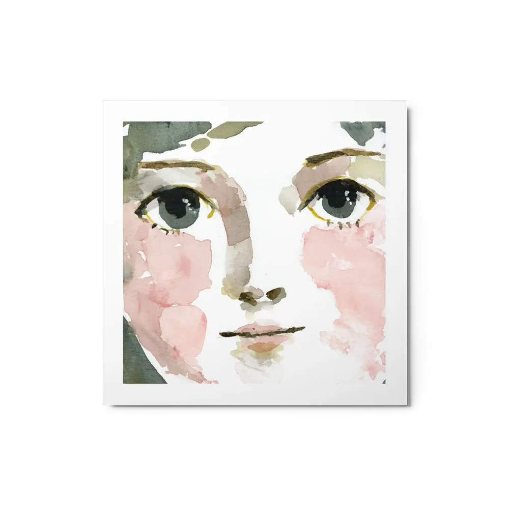 Soft Watercolor Portrait | Art Print