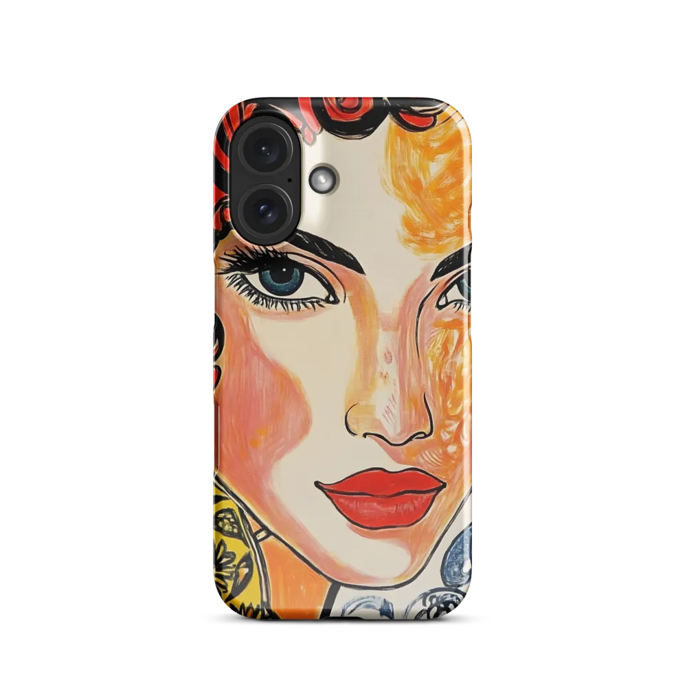 Vibrant Stylized Portrait 
 iPhone 12 Mini | Snap Case