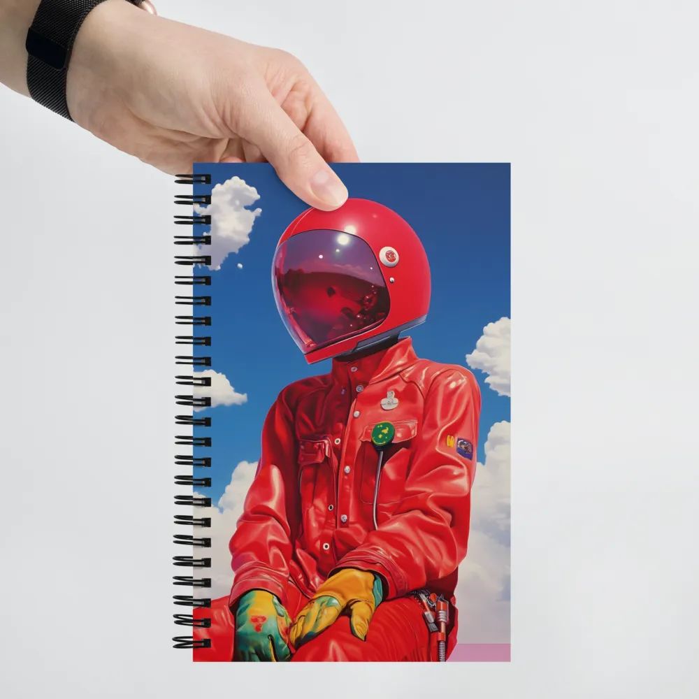 The Crimson Pilot 
 Spiral Notebook | 140 pages