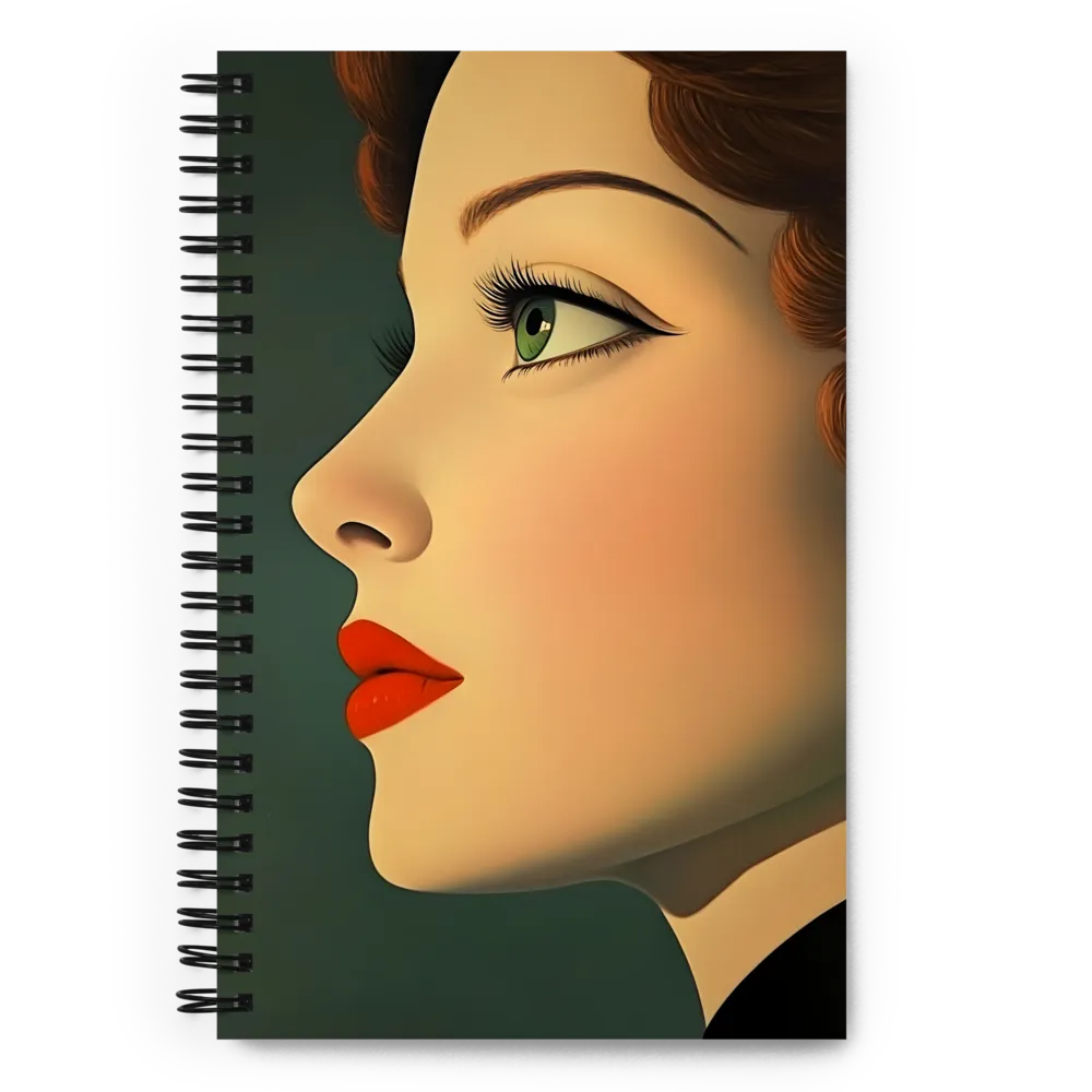 Pop Art Profile 
 Spiral Notebook | 140 pages
