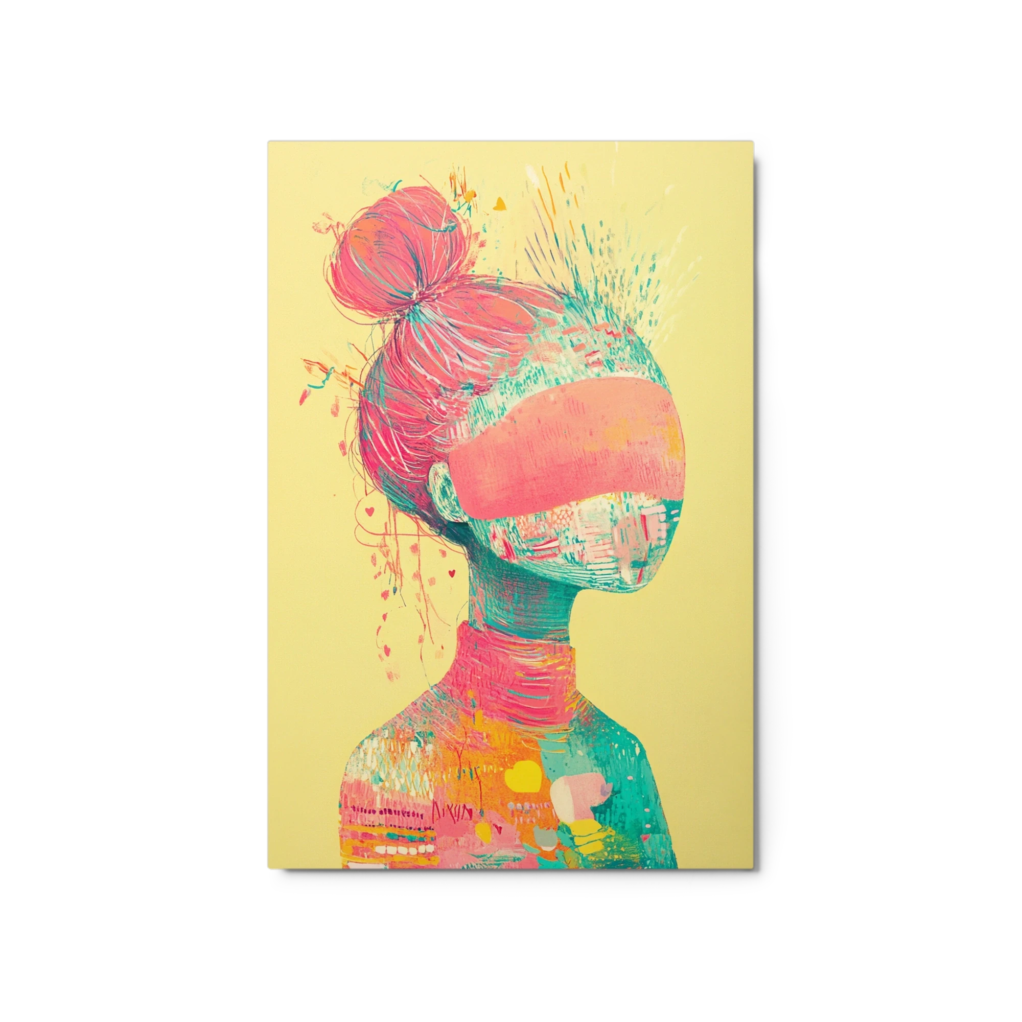 Surreal Virtual Reality Female Figure