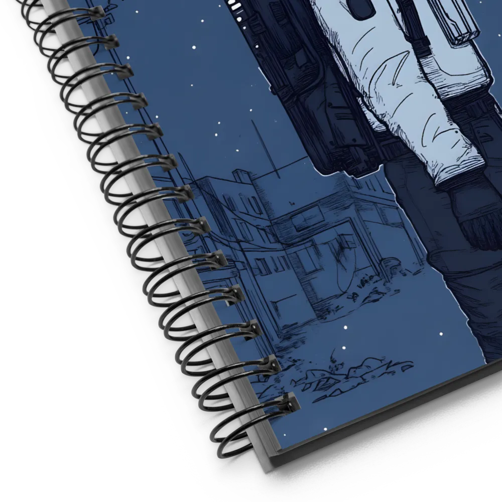 Stargazer in the City 
 Spiral Notebook | 140 pages