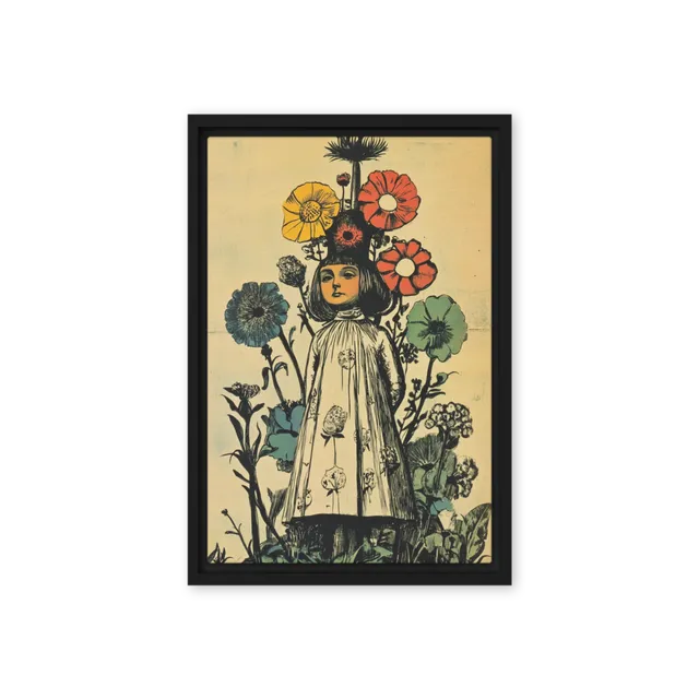 The Flower Girl | Art Print