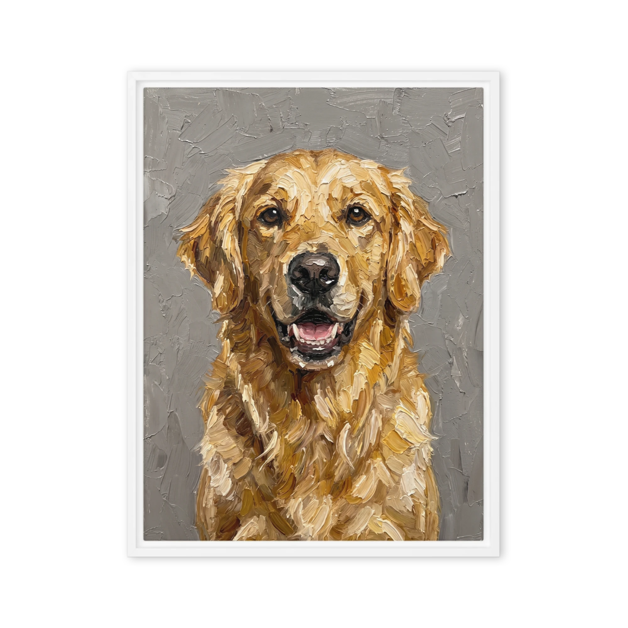 Pet Portrait — Impasto