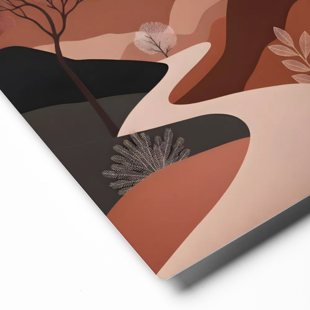 Terracotta Mountain Path 
 Canvas | 11″x 14″