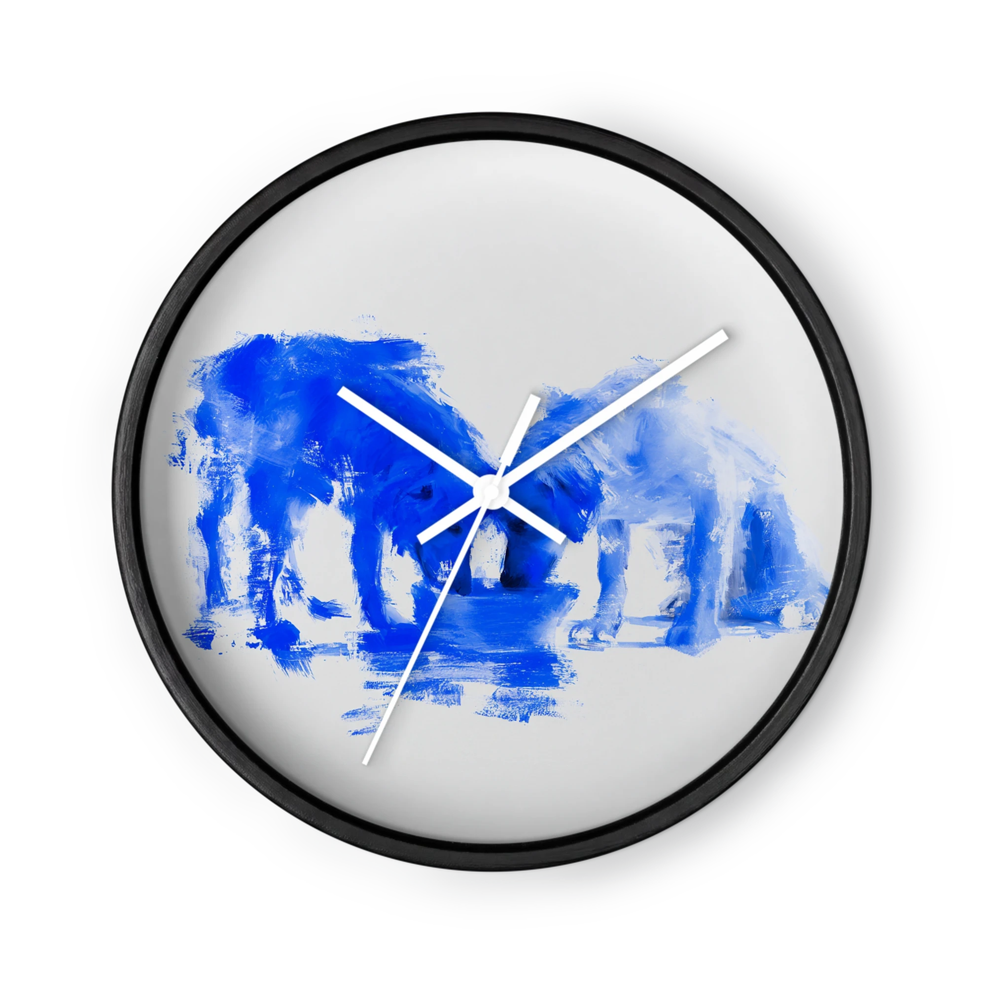Cobalt Companions | Wall Clock