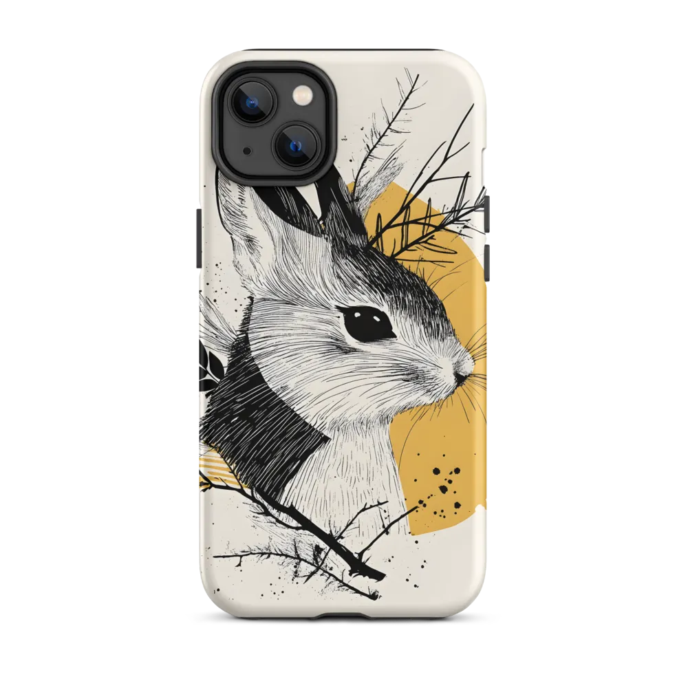 Botanical Hare Profile | Phone Case