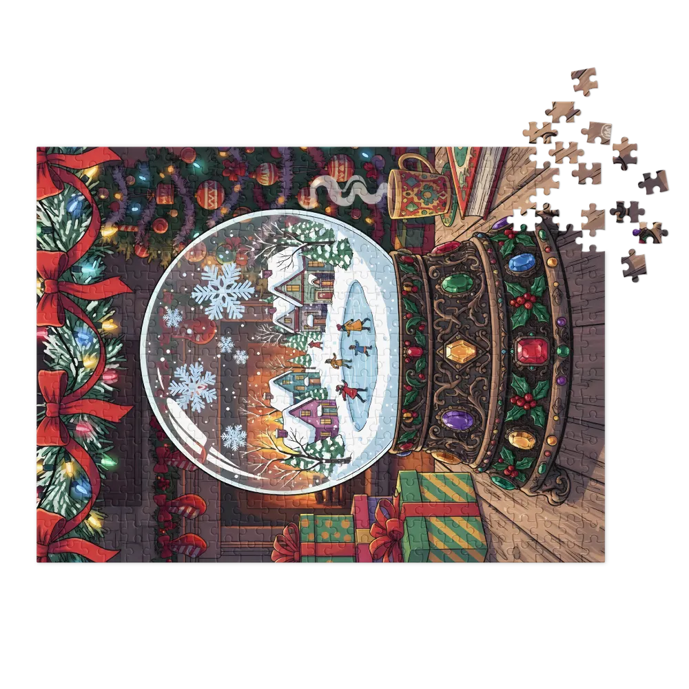 Fireside Snow Globe