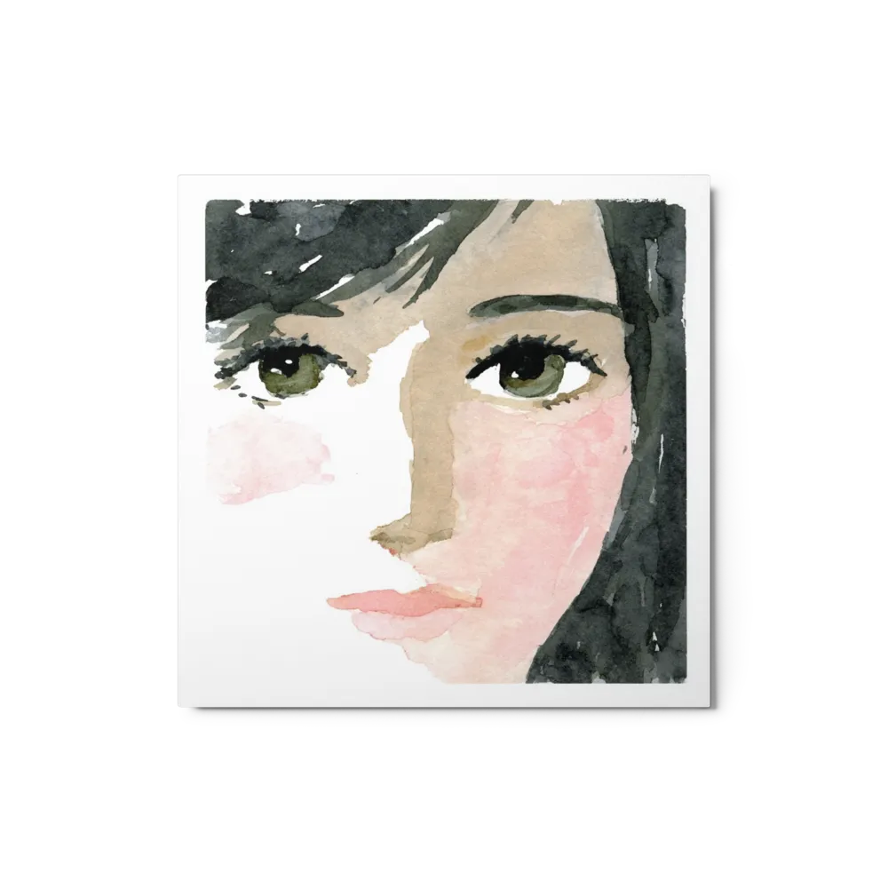Green-Eyed Woman Portrait