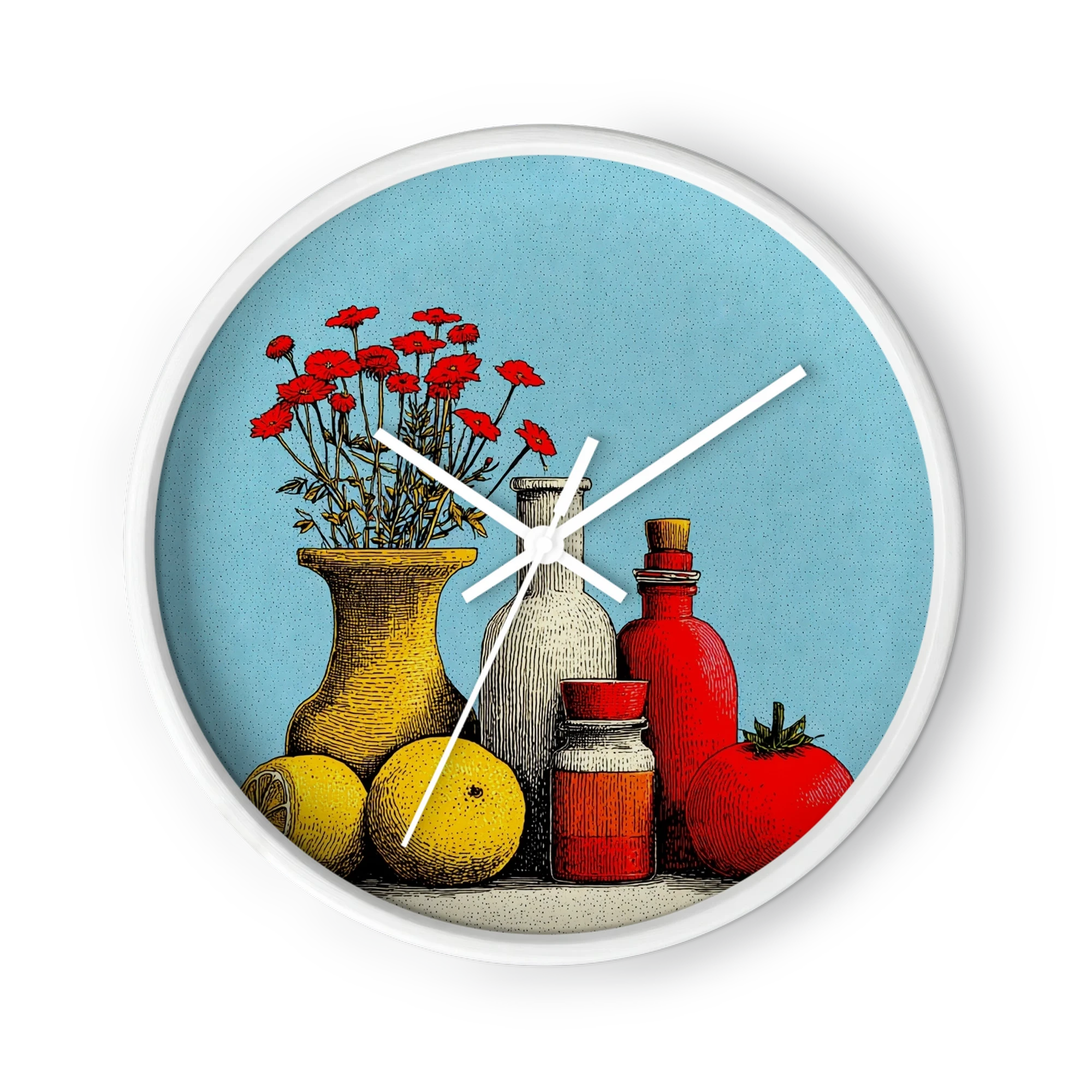 Still Life with Red Flowers