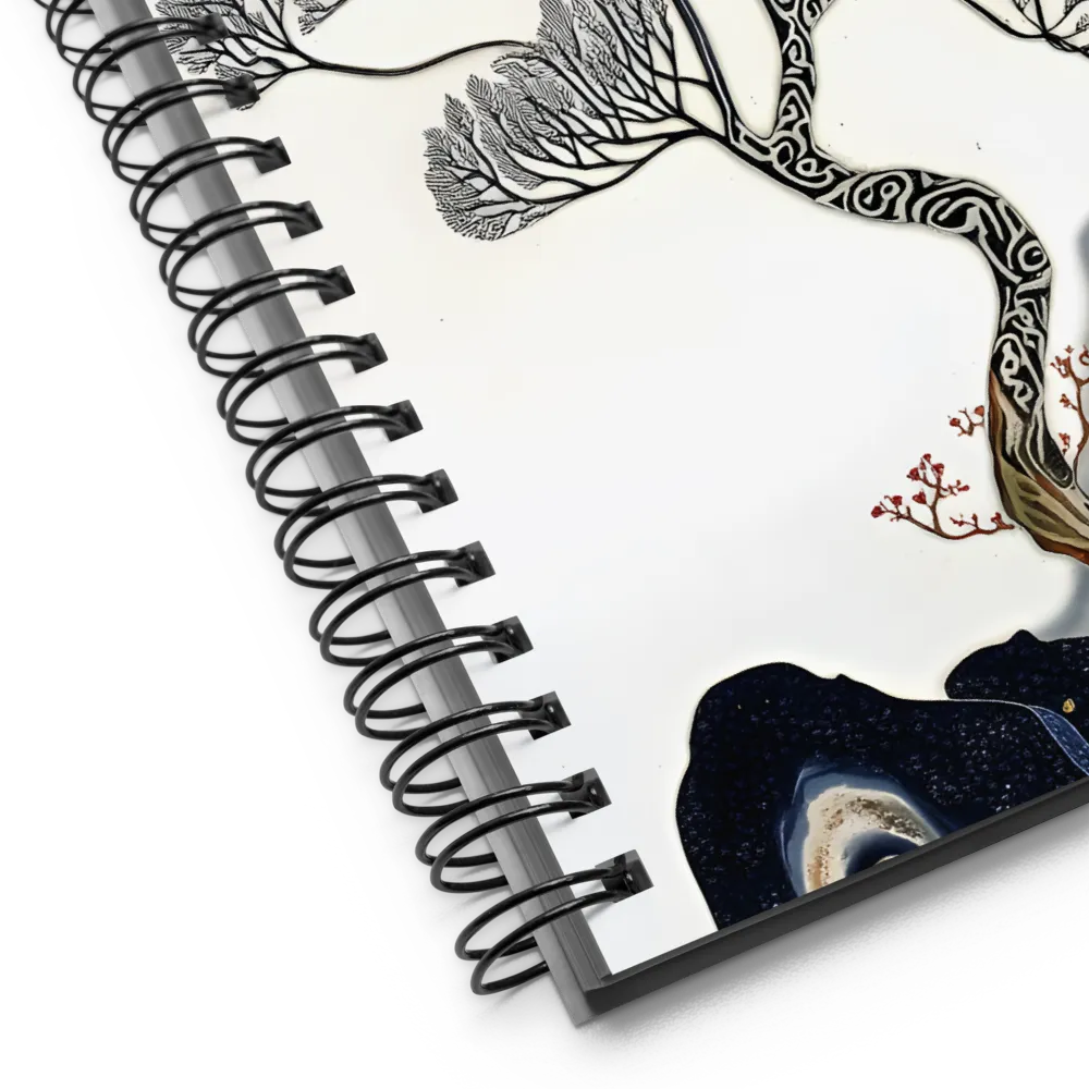Chinoiserie Bonsai Vision 
 Spiral Notebook | 140 pages