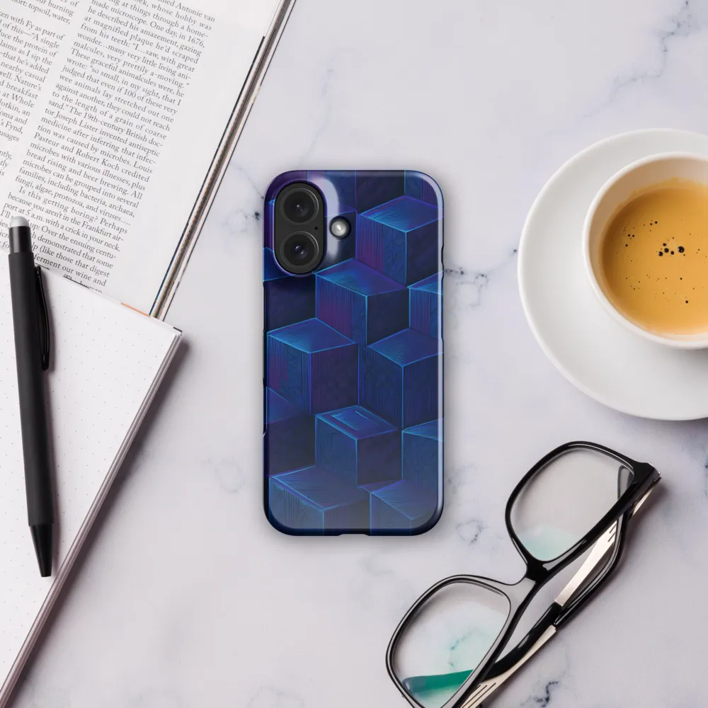 Geometric Cube Matrix 
 iPhone 15 Plus | Snap Case