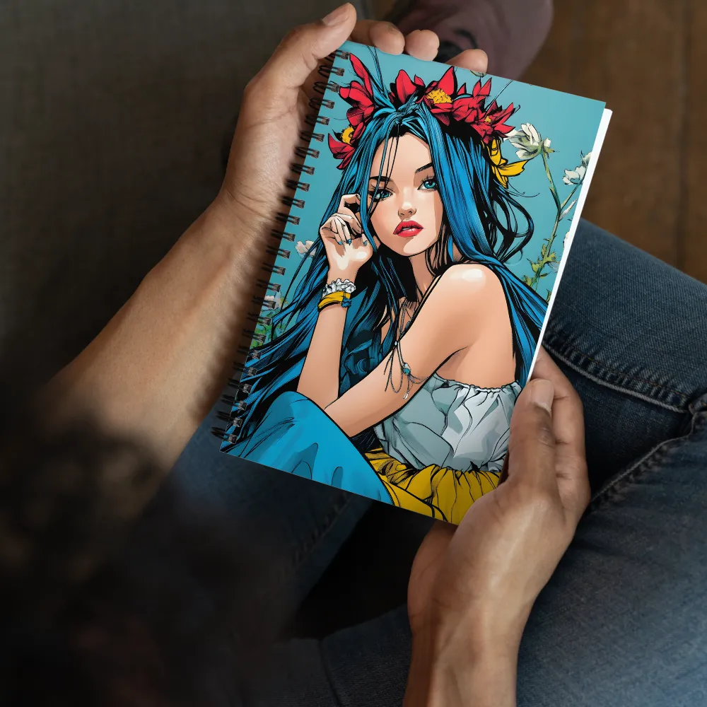 Floral Enigma 
 Spiral Notebook | 140 pages