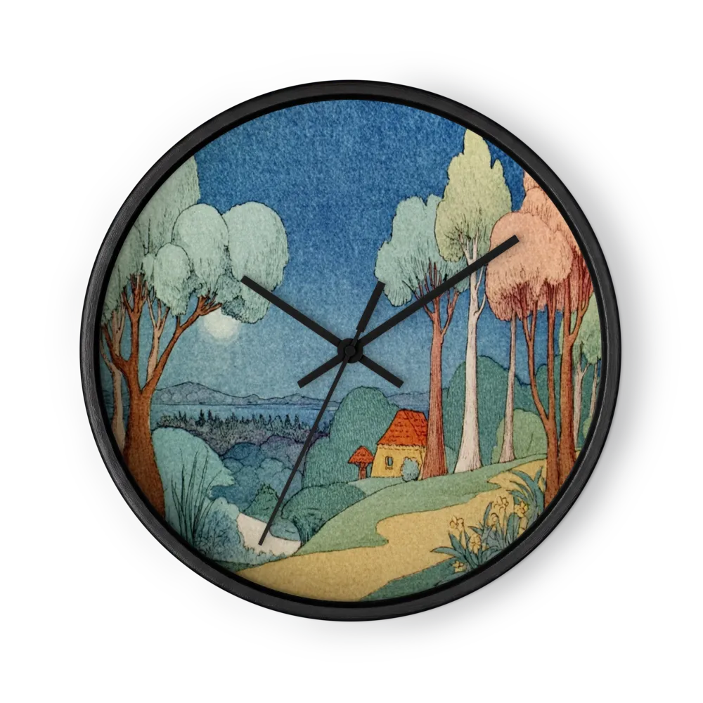 Enchanted Valley Cottage | Wall Clock