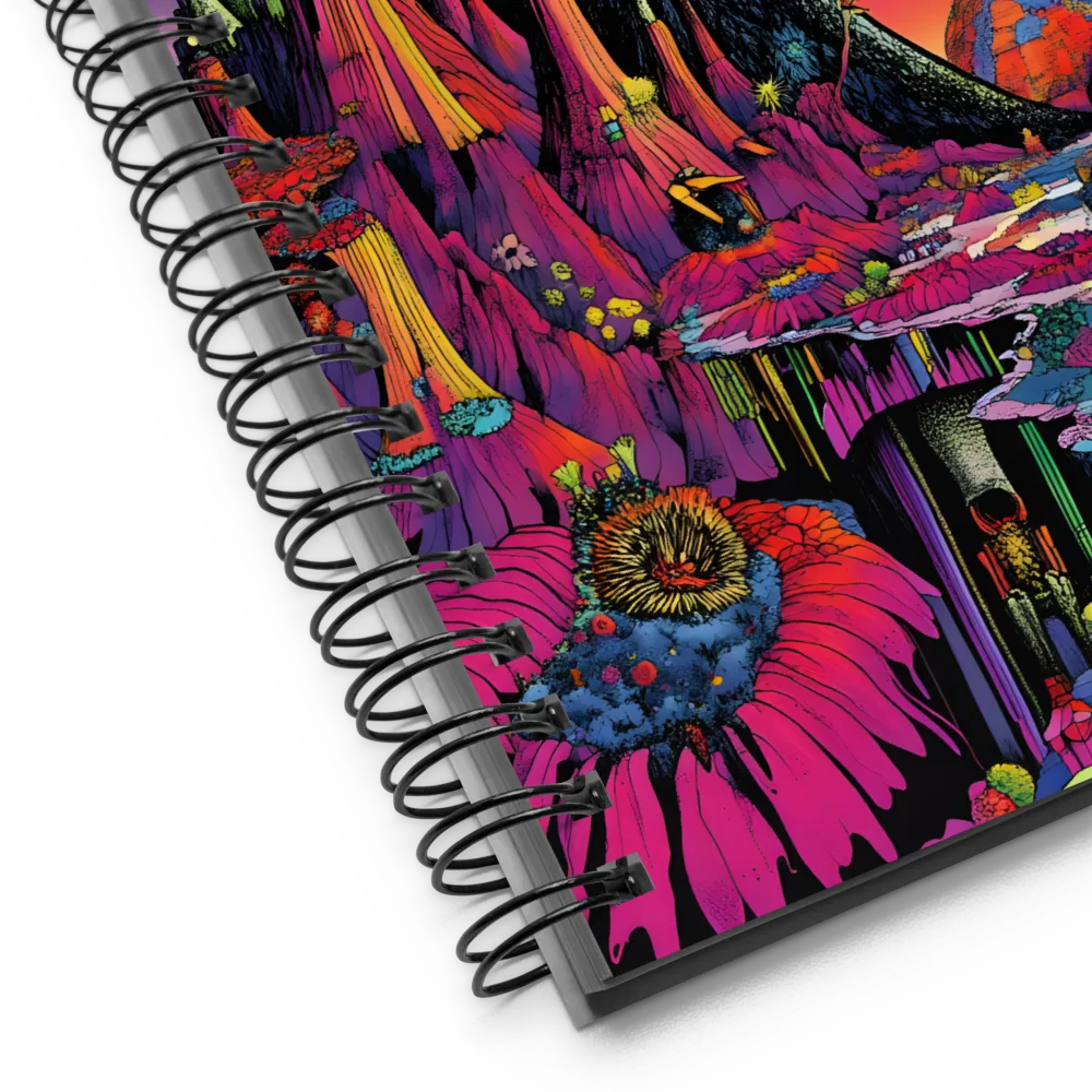 Cosmic Fantasyscape 
 Spiral Notebook | 140 pages