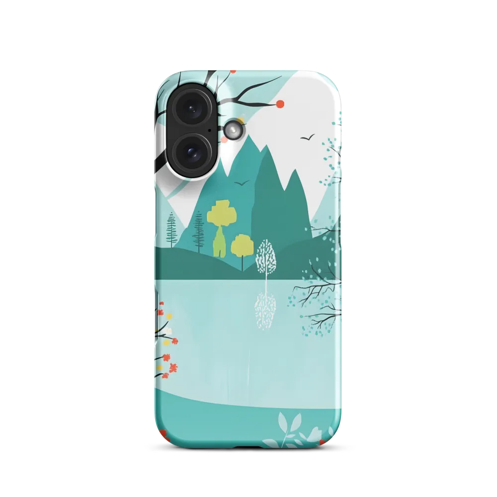Reflective Lake Journey 
 iPhone 15 Plus | MagSafe® Tough Case