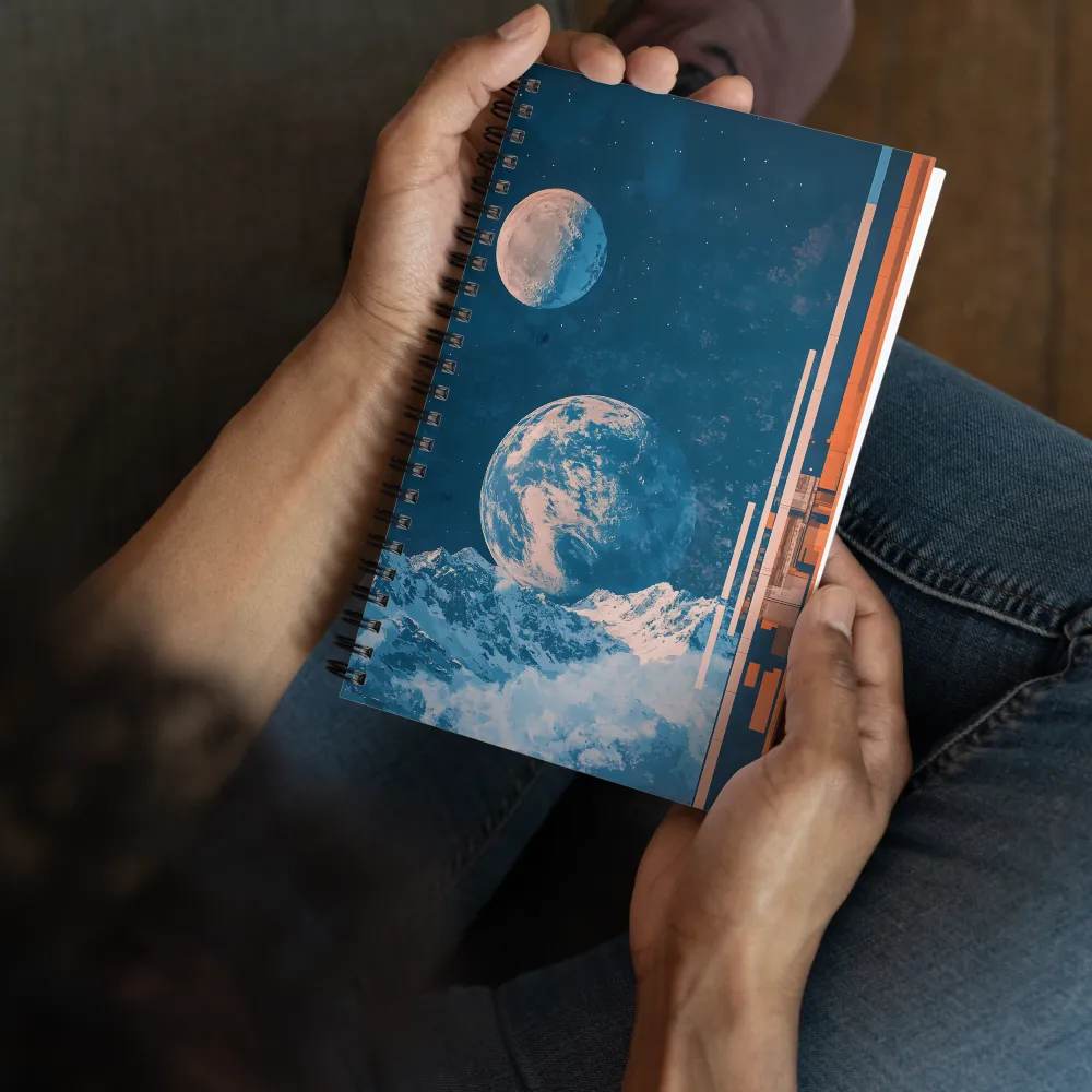 Cosmic Peaks 
 Spiral Notebook | 140 pages