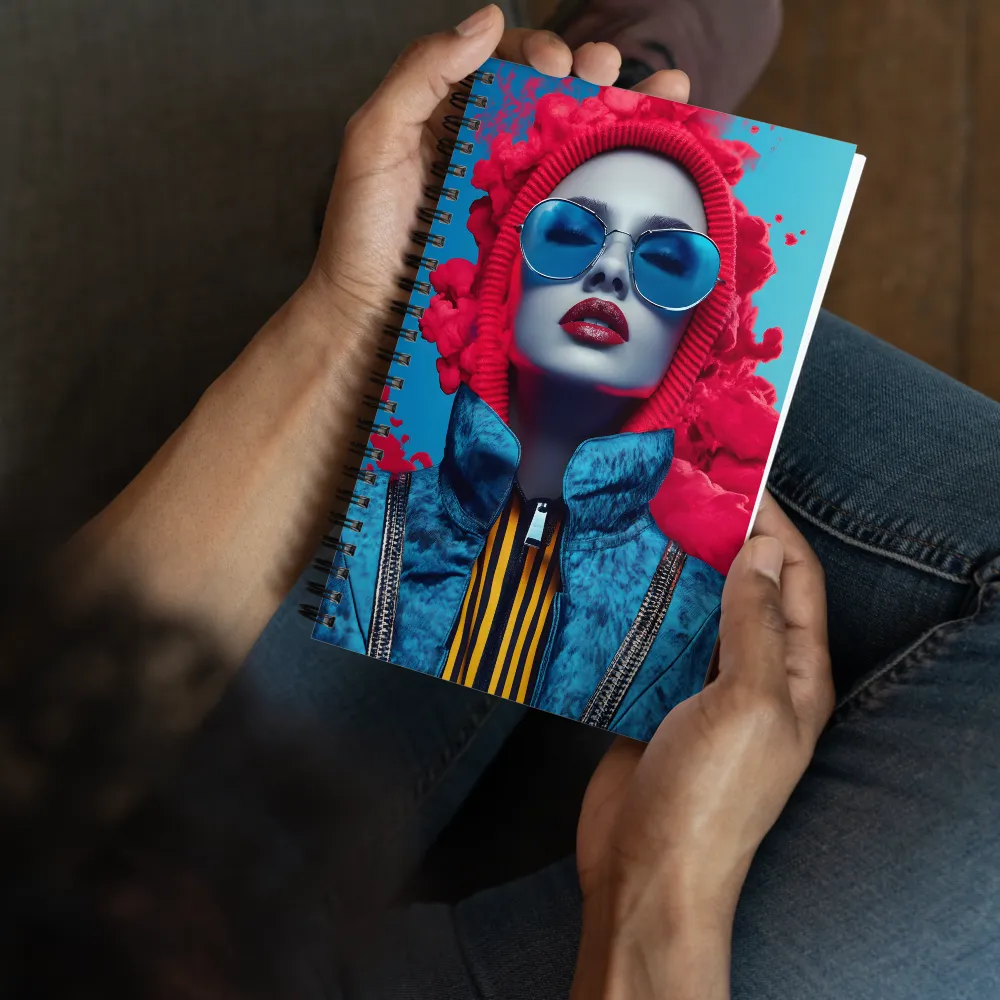 Crimson Aura 
 Spiral Notebook | 140 pages
