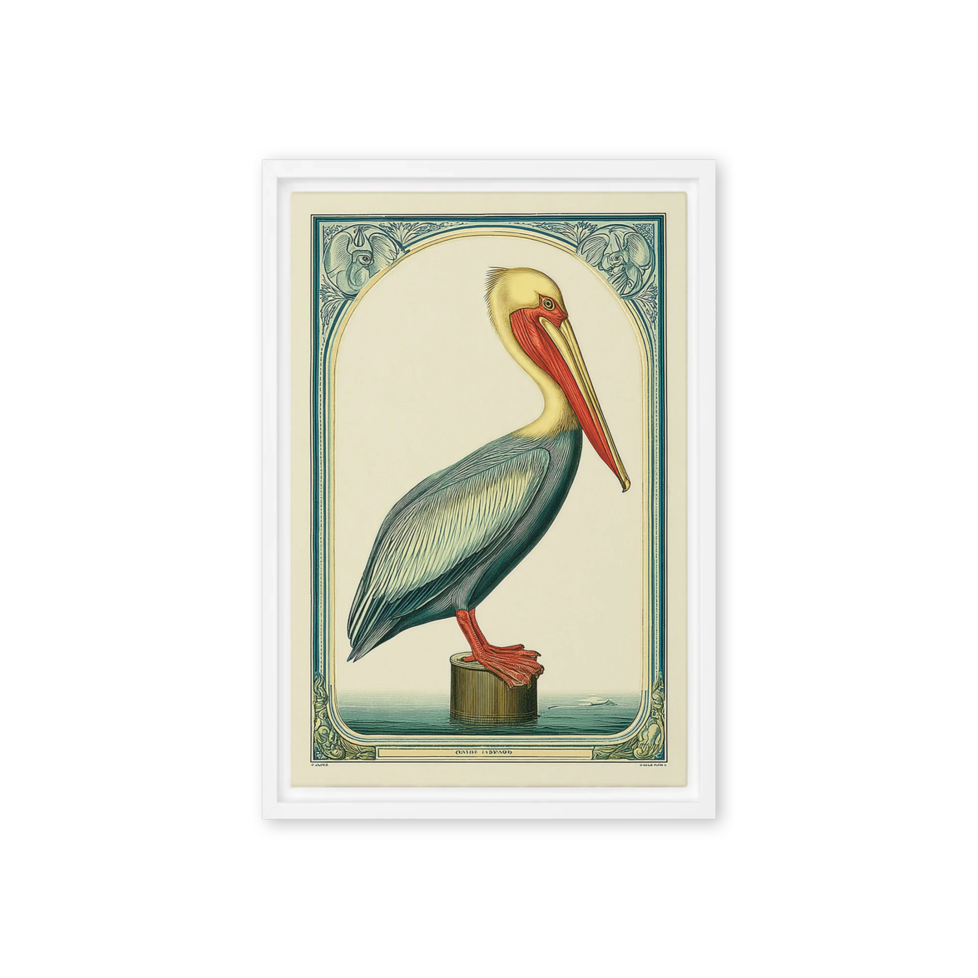 Vintage Pelican Plate | Art Print