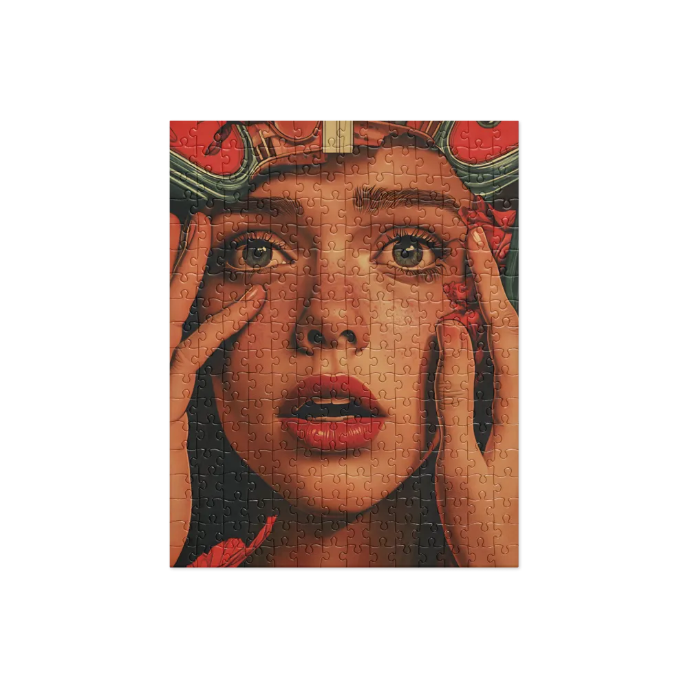 Enigmatic Gaze 
 Jigsaw Puzzle