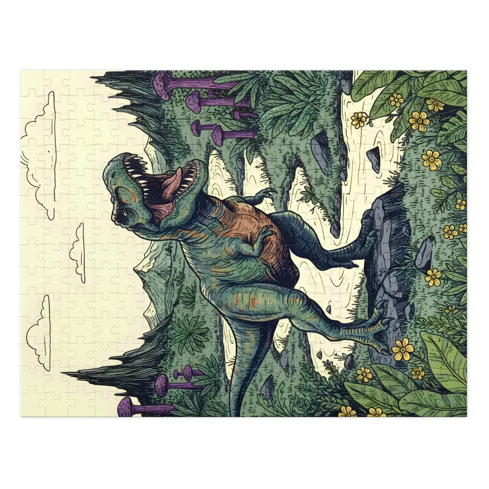 Roaring Tyrannosaurus | Jigsaw Puzzles