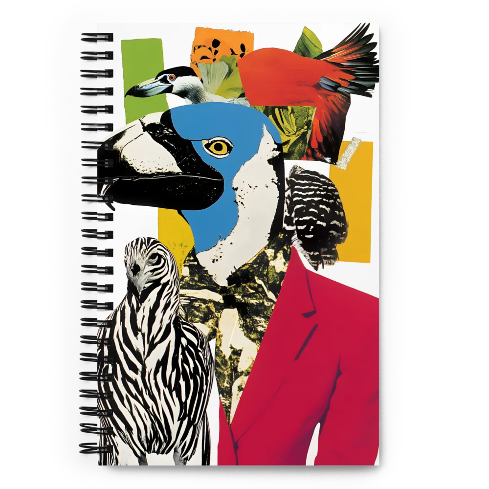 Avian Collage 
 Spiral Notebook | 140 pages