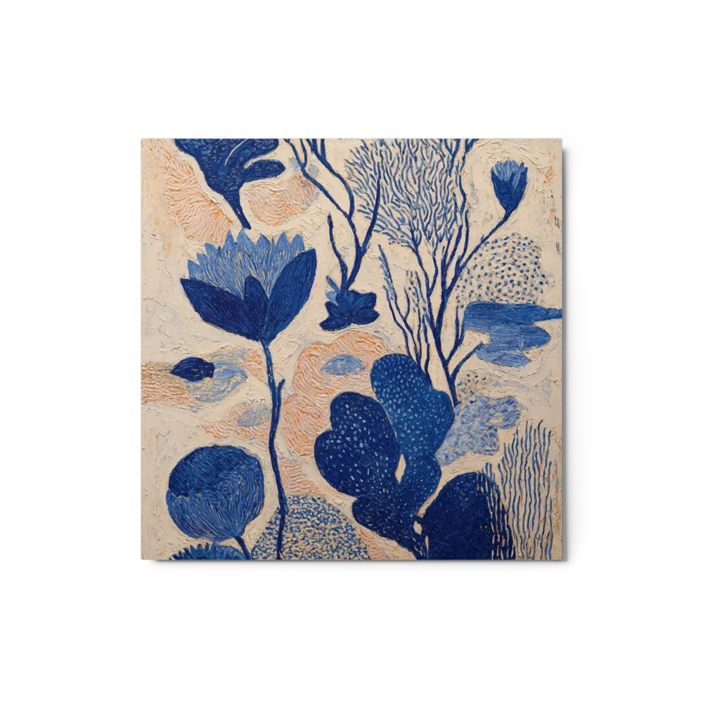 Cobalt Botanical Study | Art Print