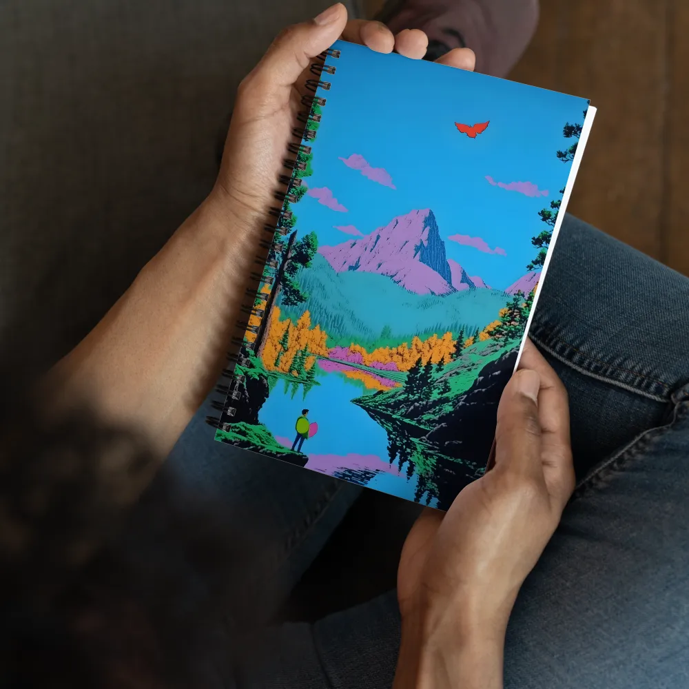 Reflections of an Electric Vista 
 Spiral Notebook | 140 pages