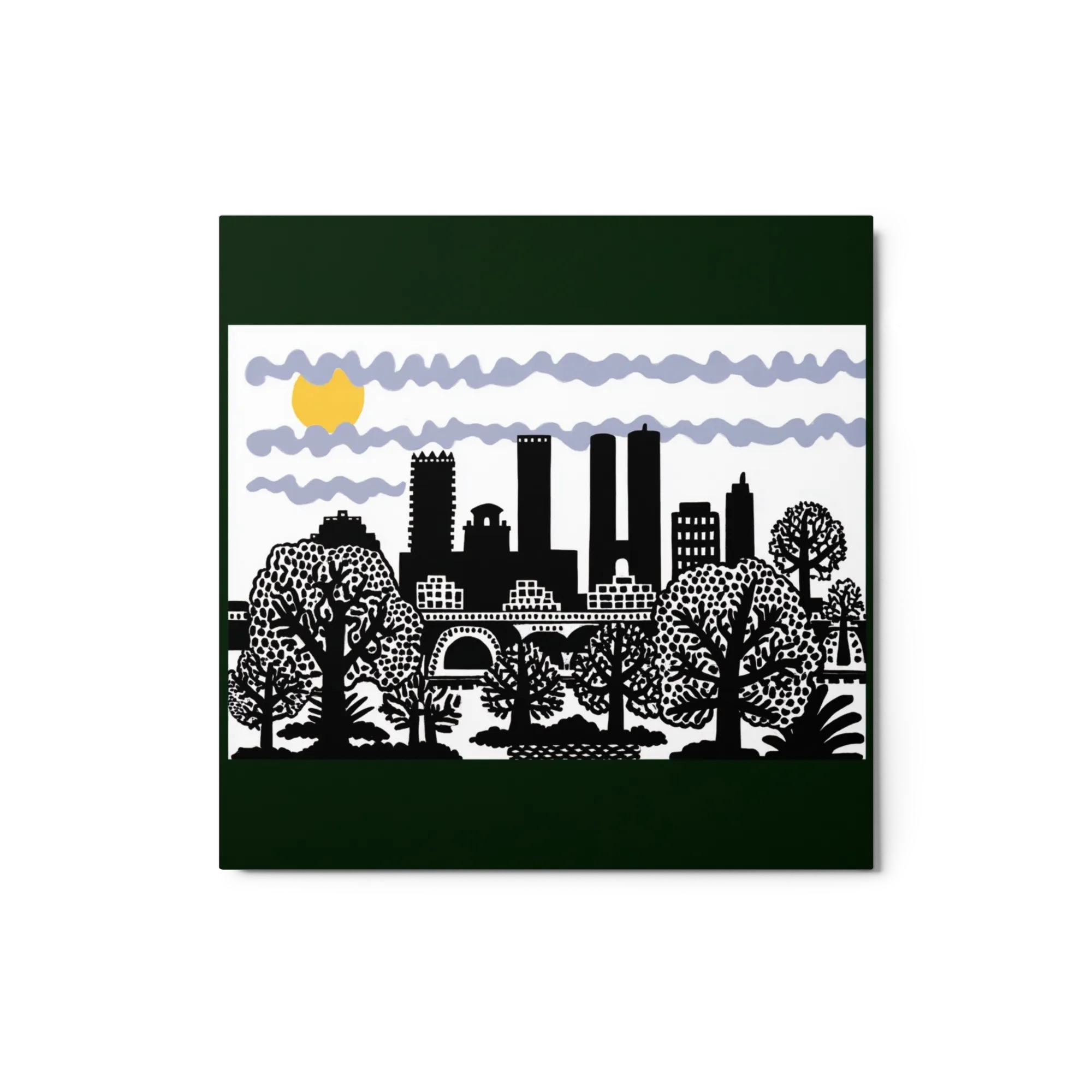 Urban Silhouettes and Sun
