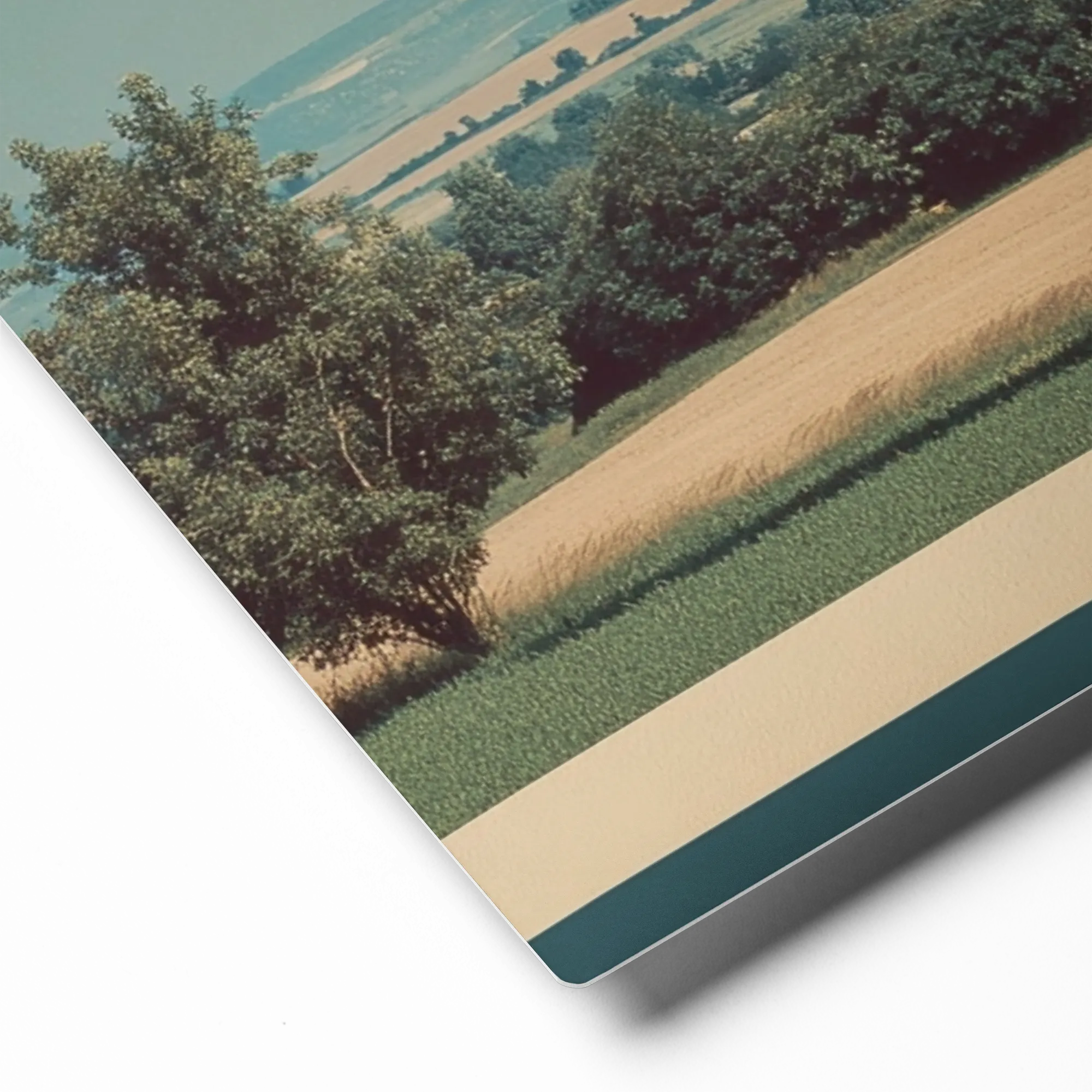 Distant Cathedral in Summer Fields | Art Print