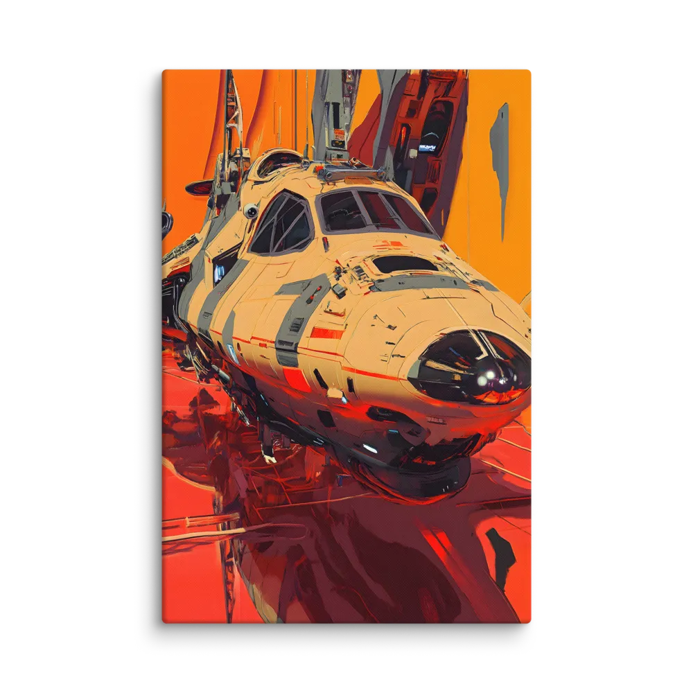 Hangar Bay Odyssey 
 Canvas | 32″x 48″