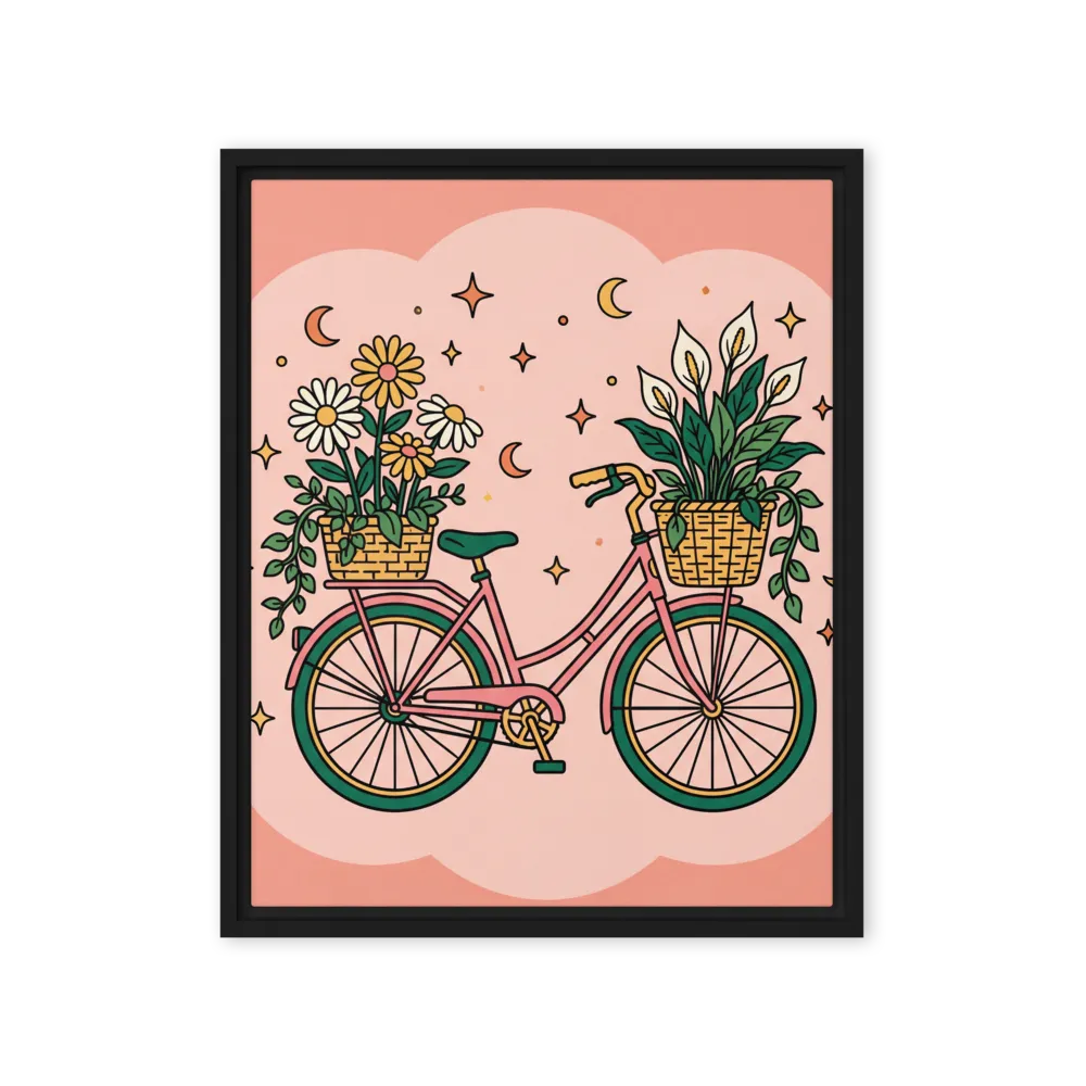 Garden Ride 
 Canvas | 14″x 14″