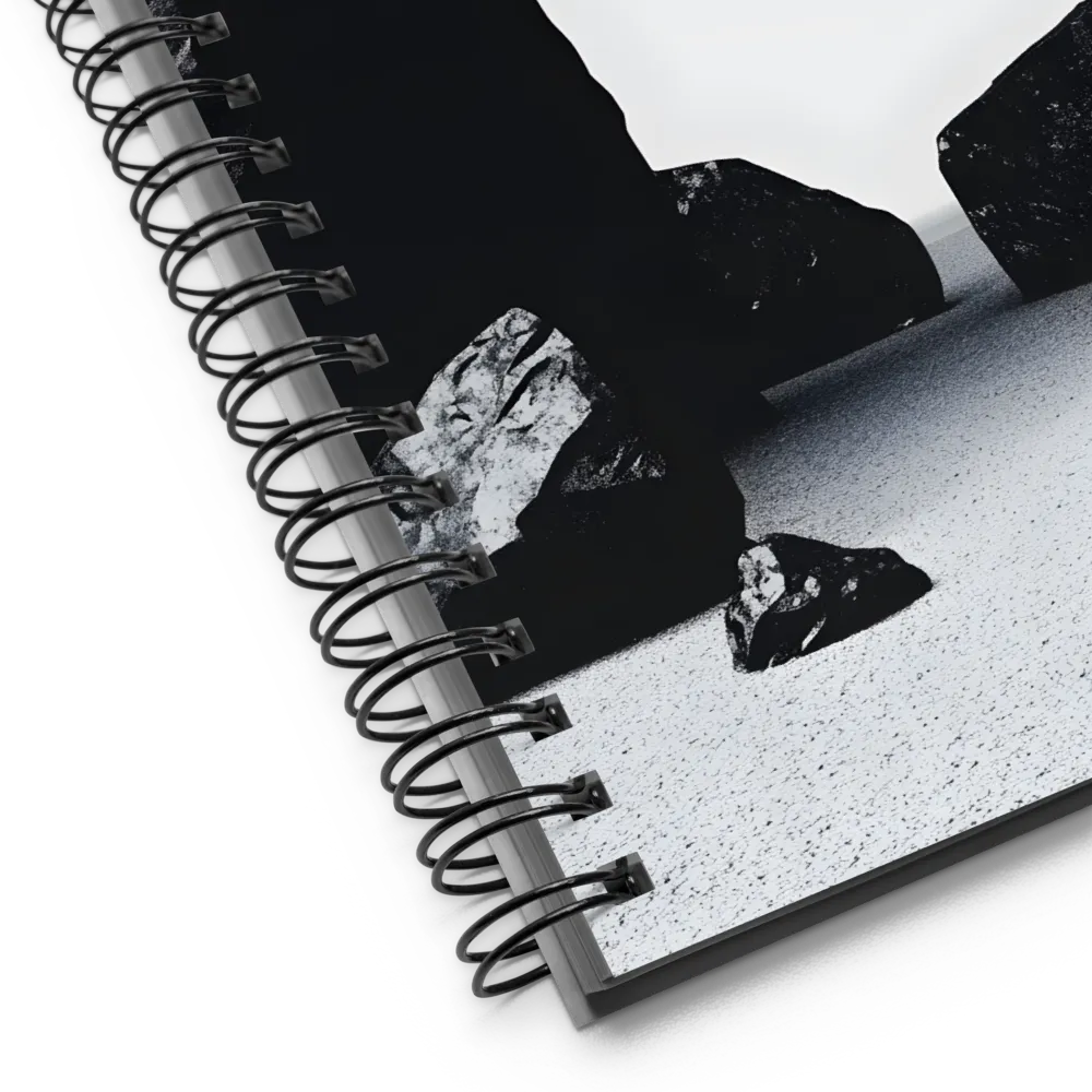 Stark Zen Garden 
 Spiral Notebook | 140 pages