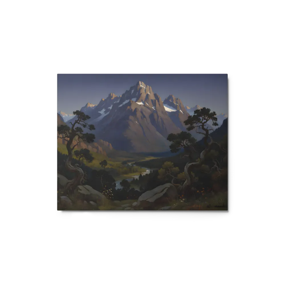 Alpine River Valley | Art Print