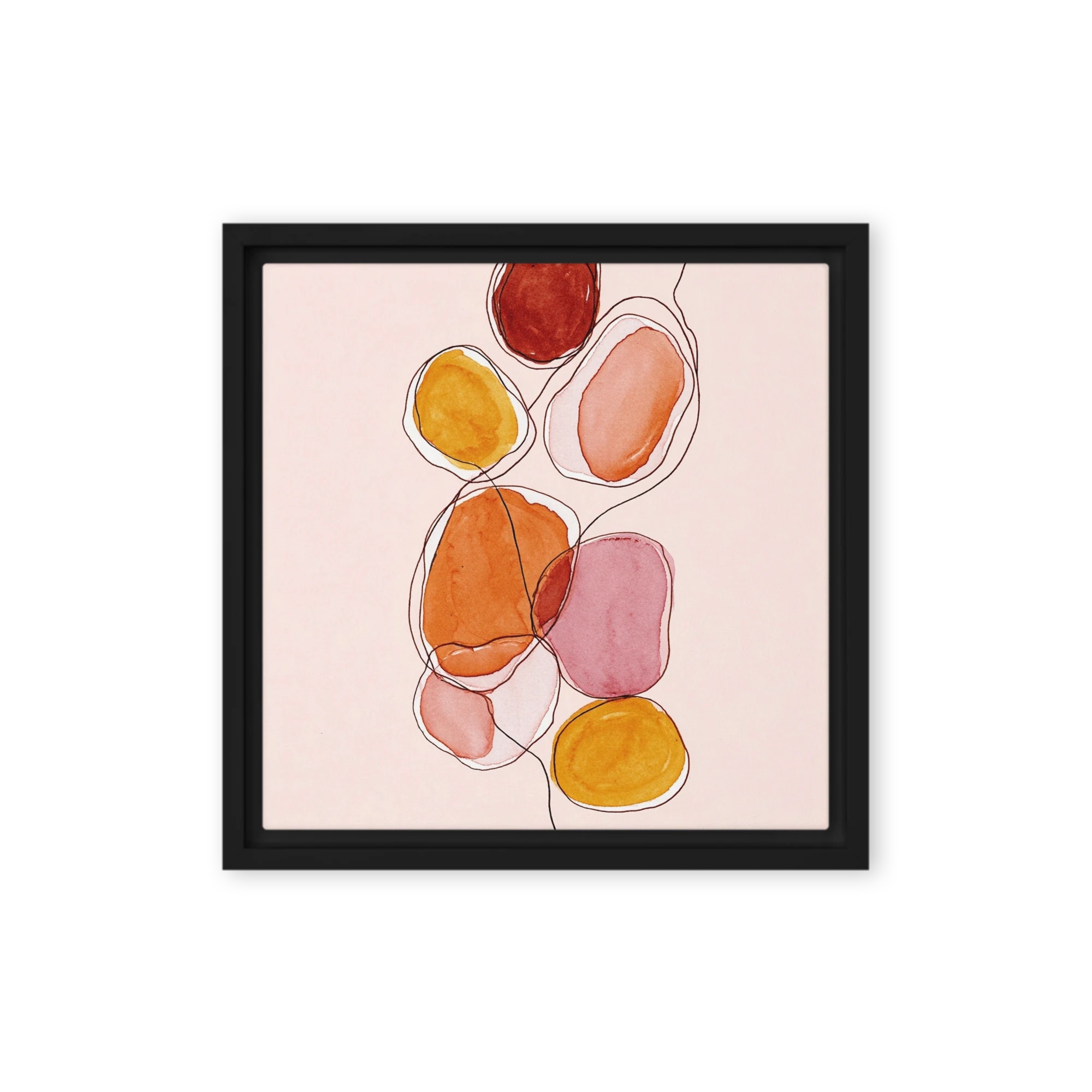 Stacked Terracotta Pebbles