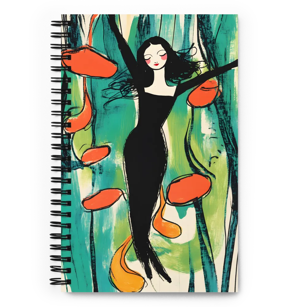 Graceful Abstraction 
 Spiral Notebook | 140 pages