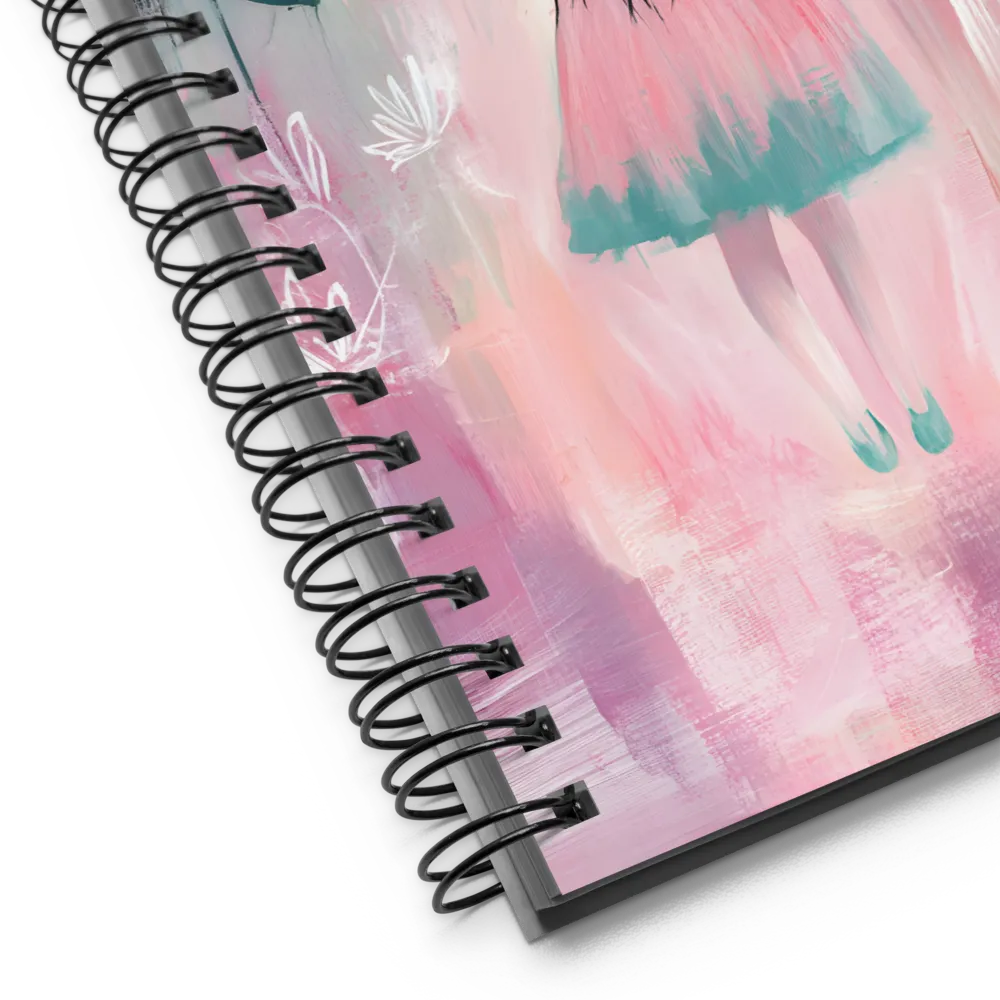 Whimsical Wanderer in Floral Dreams 
 Spiral Notebook | 140 pages