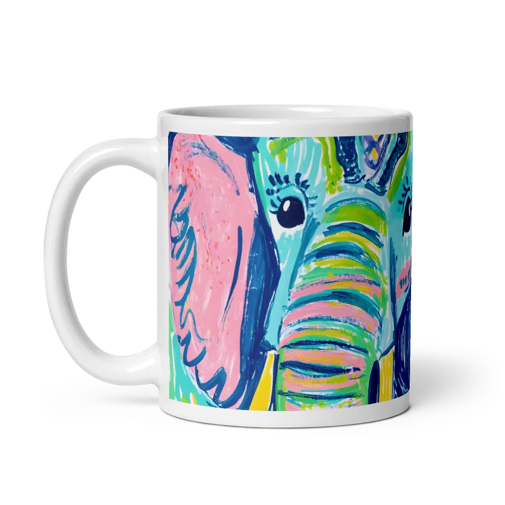 Striped Trunk — Elephant Portrait